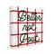 Stupell Industries Better Not Pout Plaid Phrase Canvas Wall Art